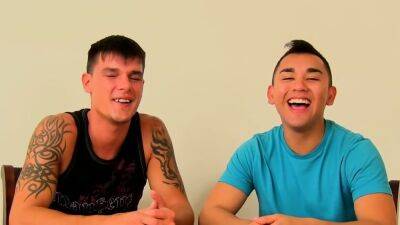 Lovely young amateurs Justin Cox and Lucas Fiore ass breed - drtuber.com