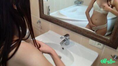 Fucked the young maid in the toilet.Amateur dripping creampie and fuck after cum - xxxfiles.com