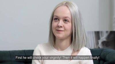 Marie - Petite Virgin Blonde Marie Poucette Gets Hardcore Fucked - hclips.com - Russia