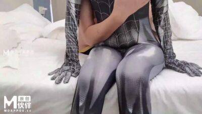 Skinny young slut Asian girl put on her cosplay tights and got fucked so hard by big dick boyfriend - sunporno.com - Japan